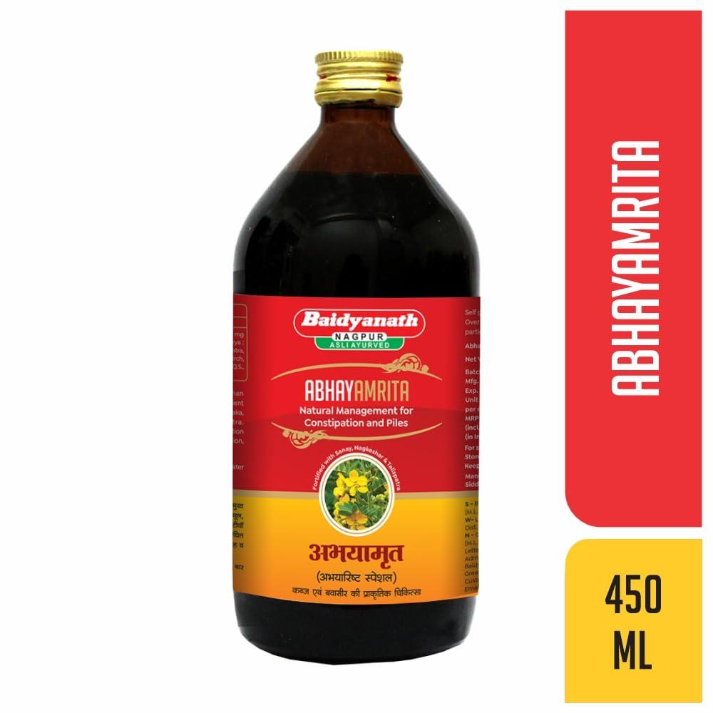 Baidyanath Baidyanath Abhayamrita Syrup Natural Constipation Relief Tonic - 450 ml