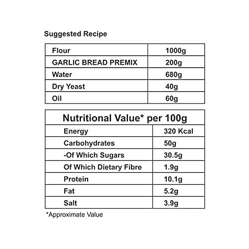 Purix Purix Garlic Bread Mix/Garlic Bread Flour, 1 kg