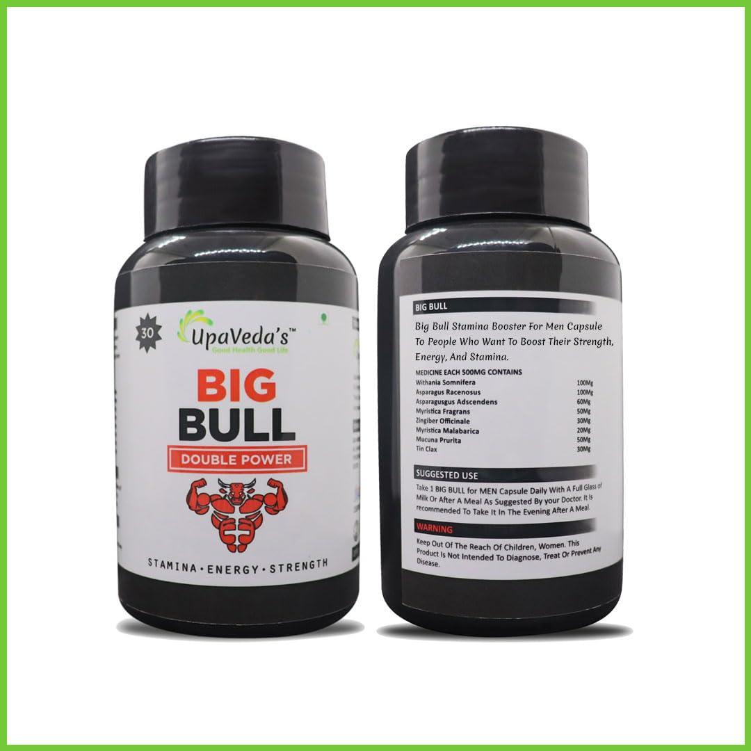 UpaVedas UpaVedas Ayurveda Big Bull Stamina Booster For Men Capsule
