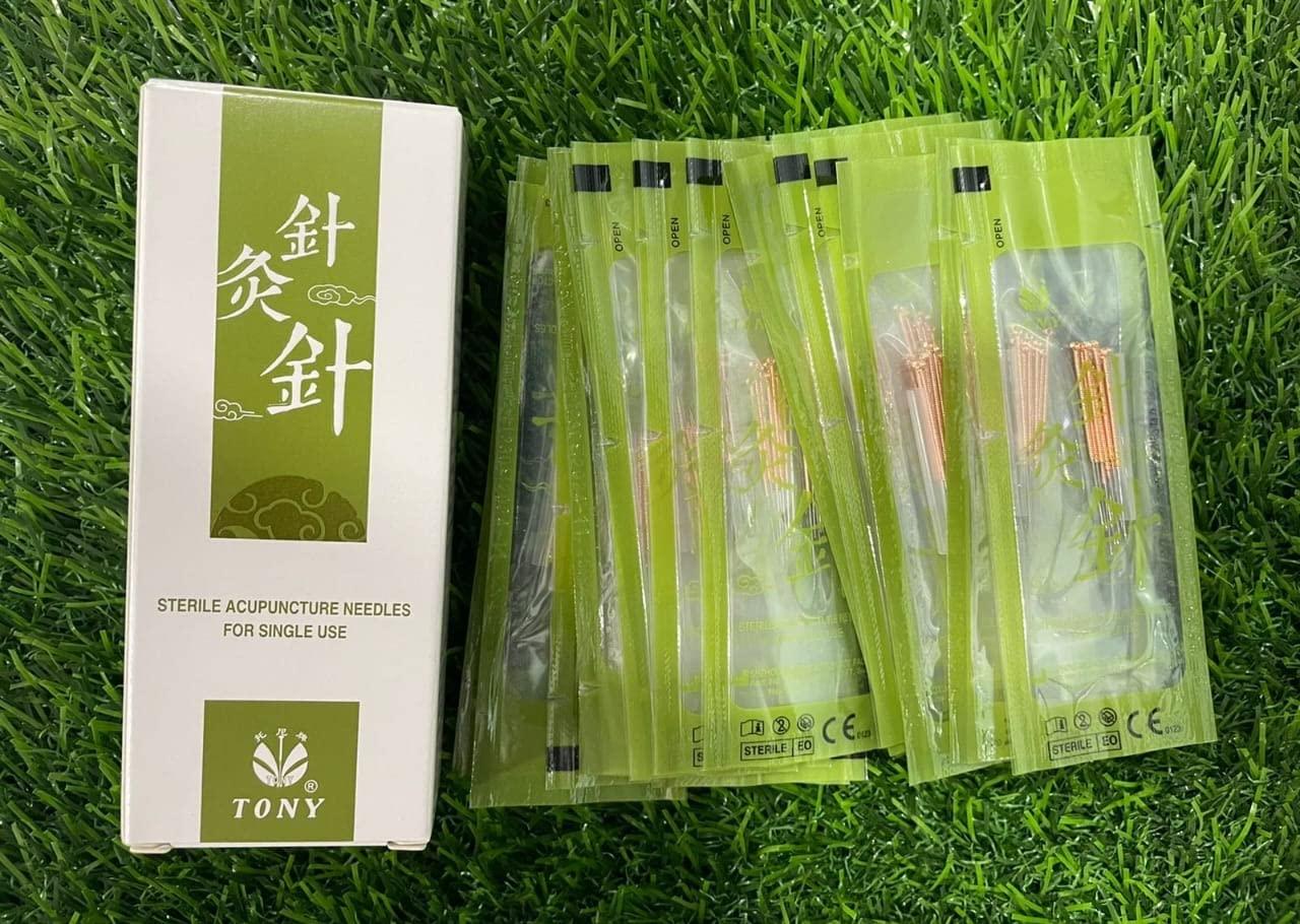 Generic Generic Tony Acupuncture Needle Pack Of 200 (Size 0.25x0.25) Copper Needles
