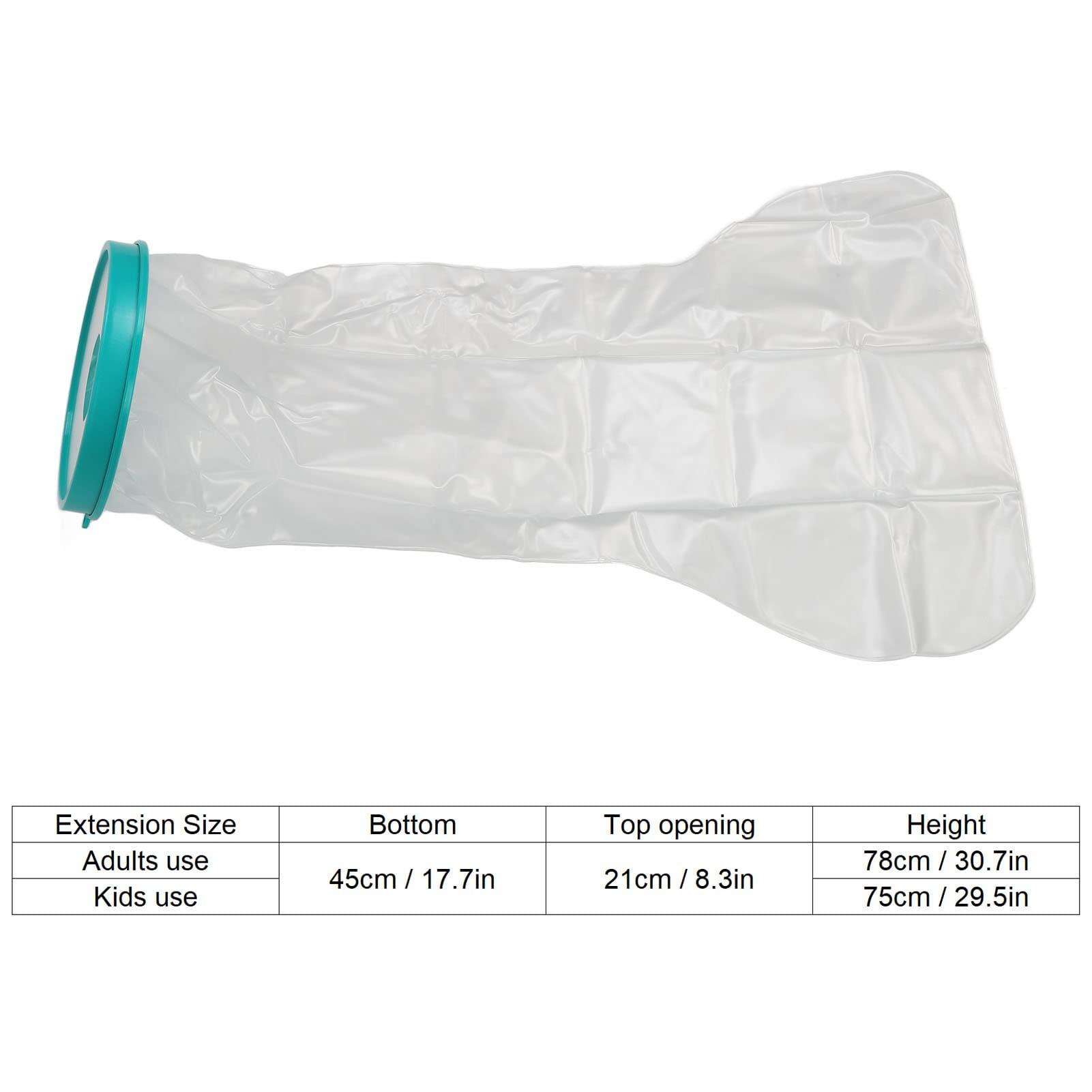 Xinwe Full Leg Cast Cover, Clean Waterproof PP Easy To Use Easy To Wear Thigh Cast Cover for Shower (Adults Use)