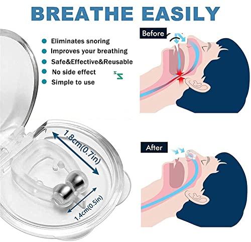 Laxit Laxit Anti Snoring Device, Snore Free Nose Clip, Snoring Solution, Relieve Snore, Sleeping Aid Devices for Ease Breathing, Silicone Magnetic Nose Clip For Men Women Relieves Nasal Better Breath (1)