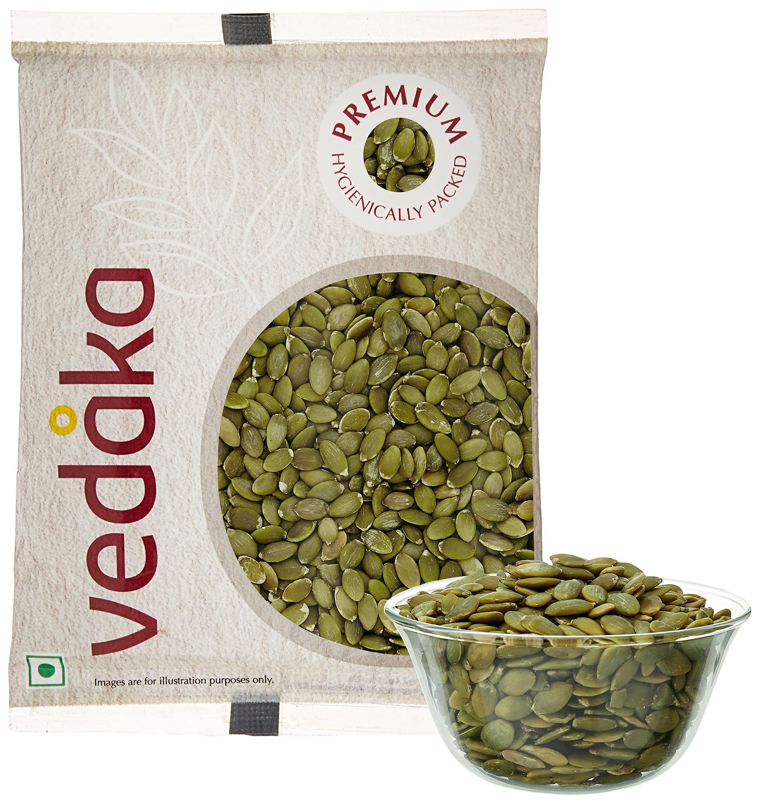 Vedaka Amazon Brand - Vedaka Premium Pumpkin Seeds, 200g + Amazon Brand - Vedaka Premium Sunflower Seeds, 500g
