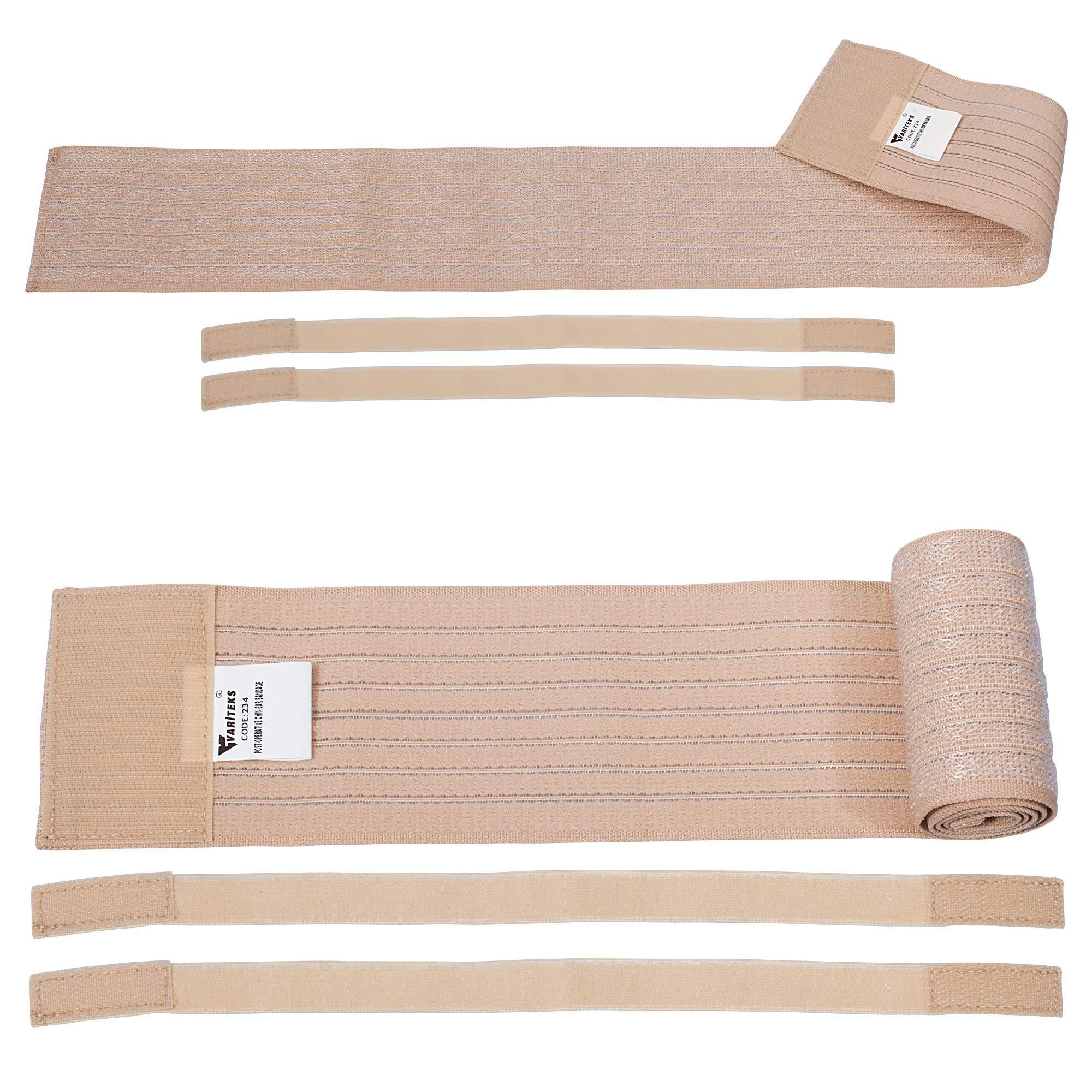 V T VARITEKS Post Surgical Chin Strap Bandage for Women - Neck and Chin Compression Garment Wrap - Face Slimmer, Jowl Tightening, Chin Lifting Medical Anti Aging Mask