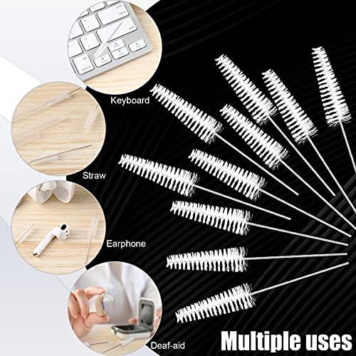 Patelai Hearing Aid Cleaning Tool Hearing Aid Vent Tube Brush Tube Cleaning Tool Small Pipe Brush for Clean Small Holes or Pipes (10 Pieces)