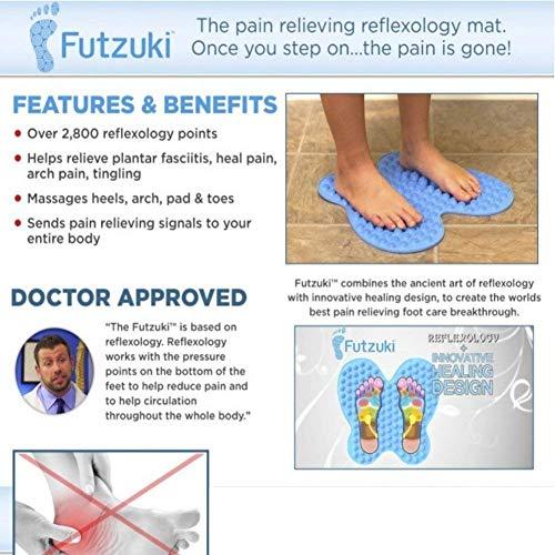 Cyrox Cyrox Acupressure Foot Massage Mat | Reflexology Therapy Foot Massage Mat | Foot Relax Acupuncture Mat | Pain Relief Foot Massage (1)