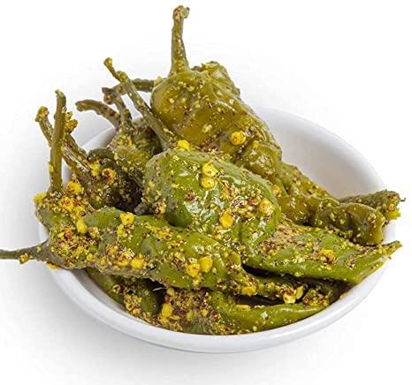 Hit Bite Hit Bite Athana Mirchi Achar Rajasthani Green Chilli Pickle (Marwad Special Pickle) - Without Oil, Without Preservative Hari Mirchi Achar - 250 Gms