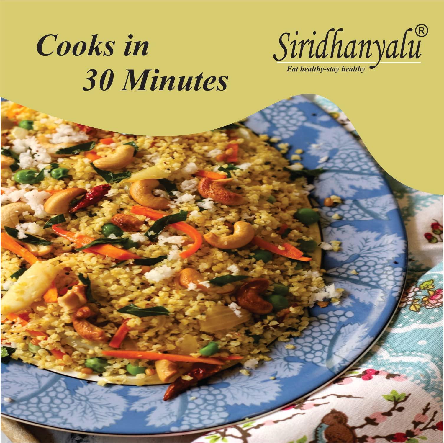 SIRIDHANYALU siridhanyalu Unpolished Millet Siridhanya 5 Types of Organic Millets Rice Little Kodo Browntop Barnyard & Foxtail -Punjabi (Gwt. 3500Gm)