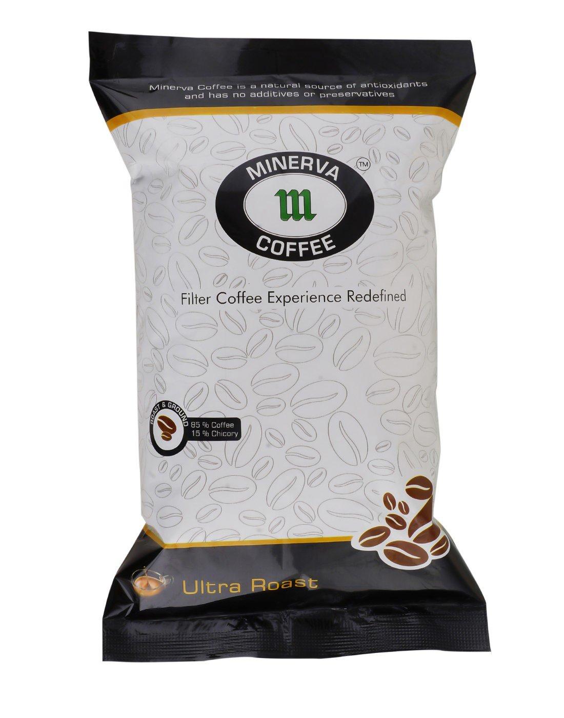 Minerva Coffee Minerva Coffee Premium Ultra Roast Filter Coffee 400 Grams (Pack of 2)