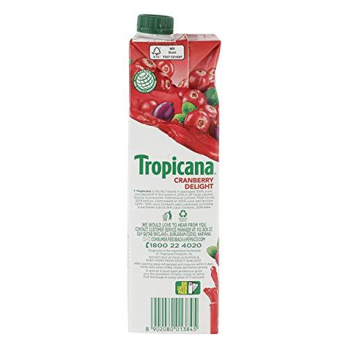 Fresh Produce Tropicana Delight Fruit Juice - Cranberry, 1 Litre