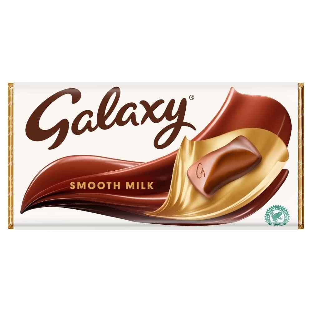Generic Galaxy Smooth Milk Chocolate, 100g, Brown