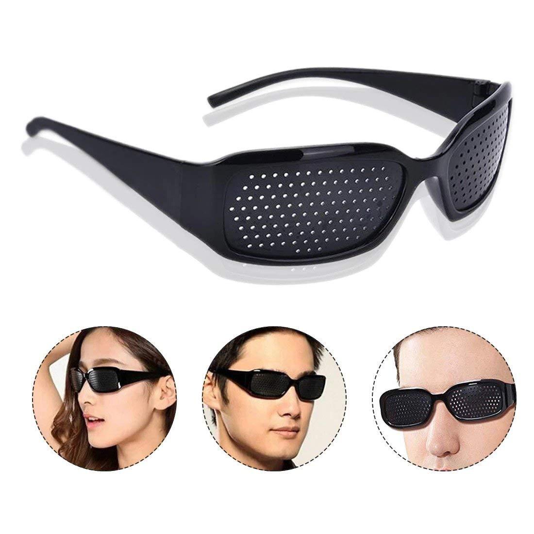 Digital Shoppy Digital Shoppy 3 Styles Unisex Pinhole Glasses Eye Exercise Eyesight Improve Natural Healing Eyeglasses (P3)