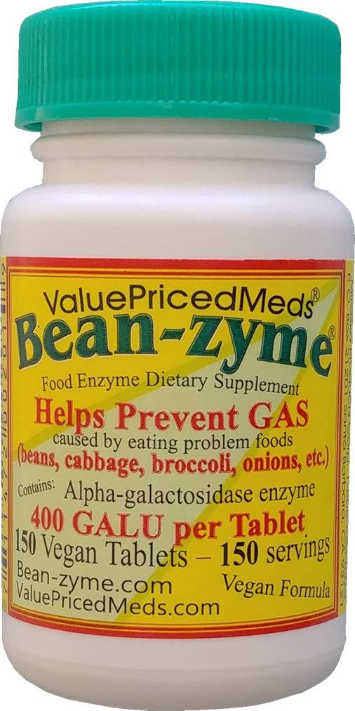 ValuePricedMeds ValuePricedMeds Bean-zyme Anti-Gas Digestive Aid, 100 Caps, Compare to Beano
