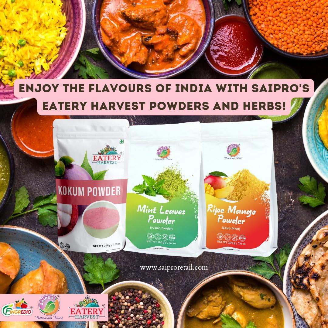 EATERY HARVEST EATERY HARVEST by Saipro Kokum Powder 200 Gm For Soups, Juices, Curries, Solkadhi, Beverages All Natural, No Preservatives