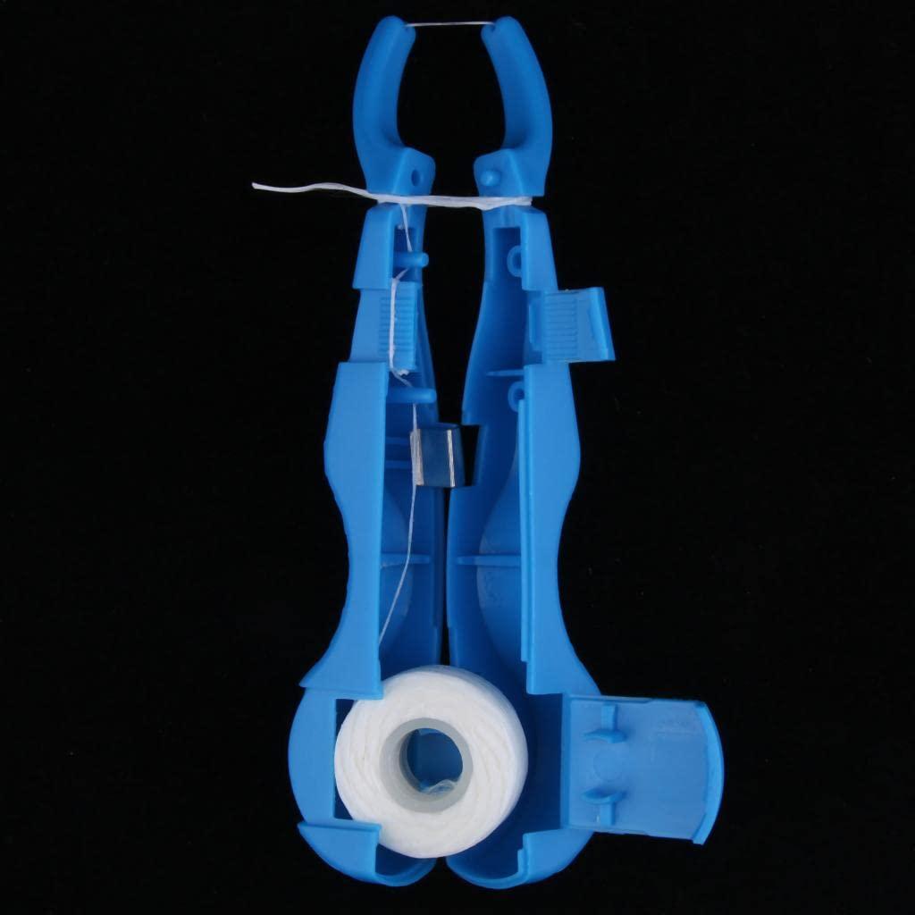 Losa LOSA Reusable Interdental Brush Floss Holder Bar Wand with 30 Meter Floss Blue