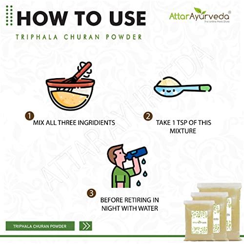 ATTAR AYURVEDA Attar Ayurveda Triphala Churan Powder (Ratio 1:2:4) - 700 grams