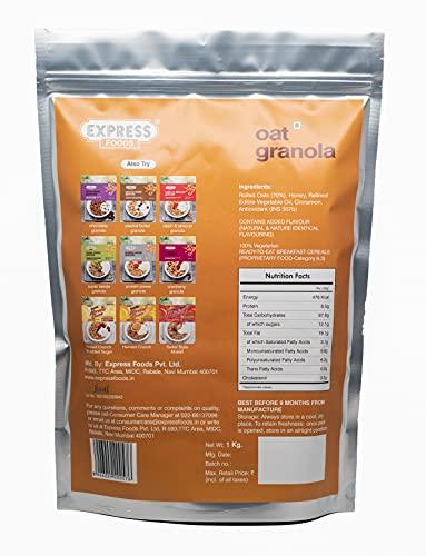 Express Foods Express Foods Oat Granola Breakfast Cereal, 1kg