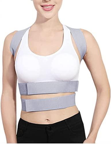 Ostin Ostin Back Brace Posture Corrector Women Men - Large - Adjustable Back Support for Shoulder Back Neck Pain Relief, Compression Upper Spine Straightener with Elastic Velcro Belt, Unisex (XL)