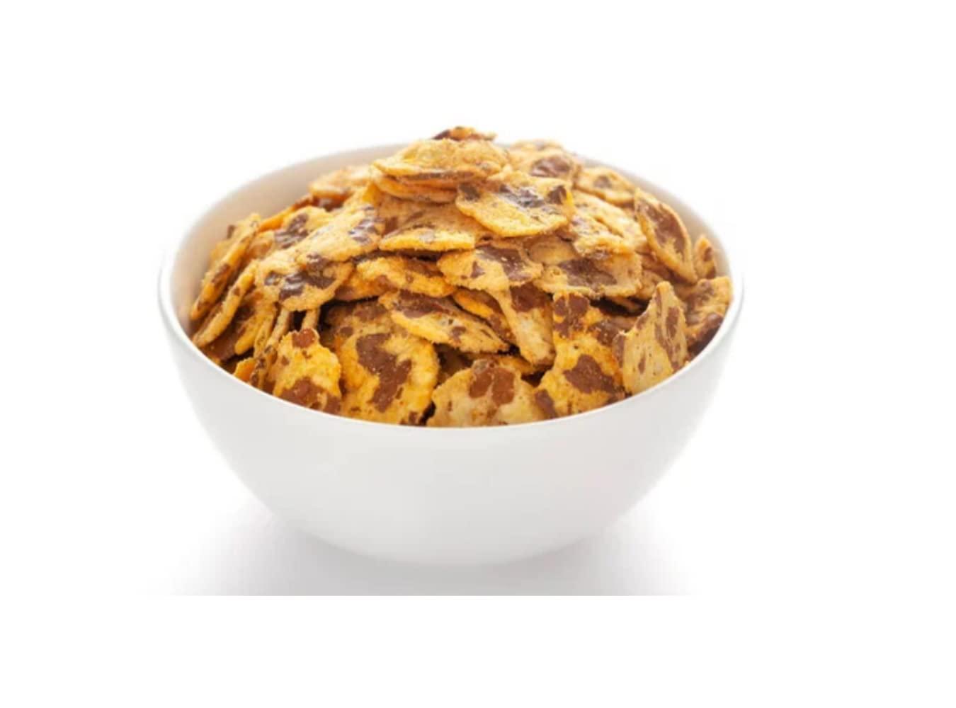 OKHLI MUSAL BRAND Chana Zor Garam Chana Jor Garam Chana Chor Garam Namkeen Rajasthani Chanachur/Namkeen/Roasted Chickpeas Farsan||Contains No MSG, Zero Cholesterol, Trans Fat & Sugar-150g*2Pack