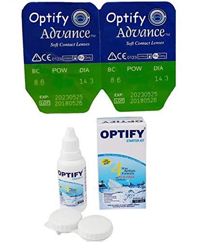Optify Optify Monthly Disposable Contact Lens (2 Lens per Box) (-9.00)