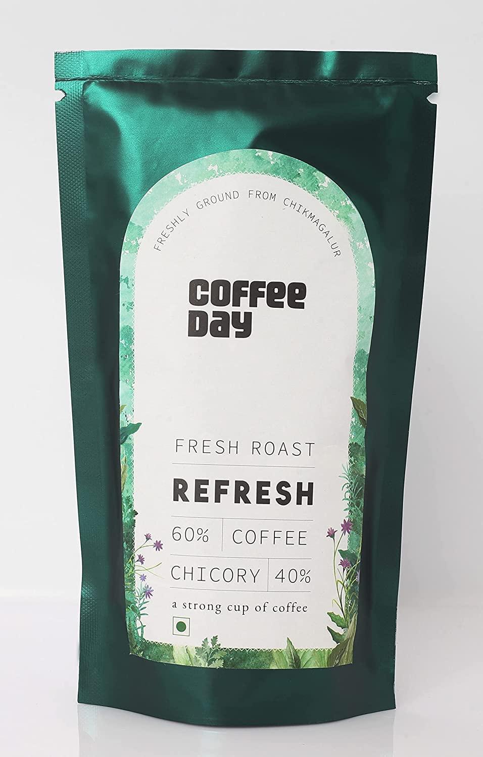 Cafe Coffee Day Cafe Coffee Day - Filter Coffee Powder Starter Pack 75 Gm Packet Each (Pack Of 5)|South Indian Filter Coffee Powder, Medium To Dark Roast|Peaberry, Unwind, Refresh, Comfort & Relish