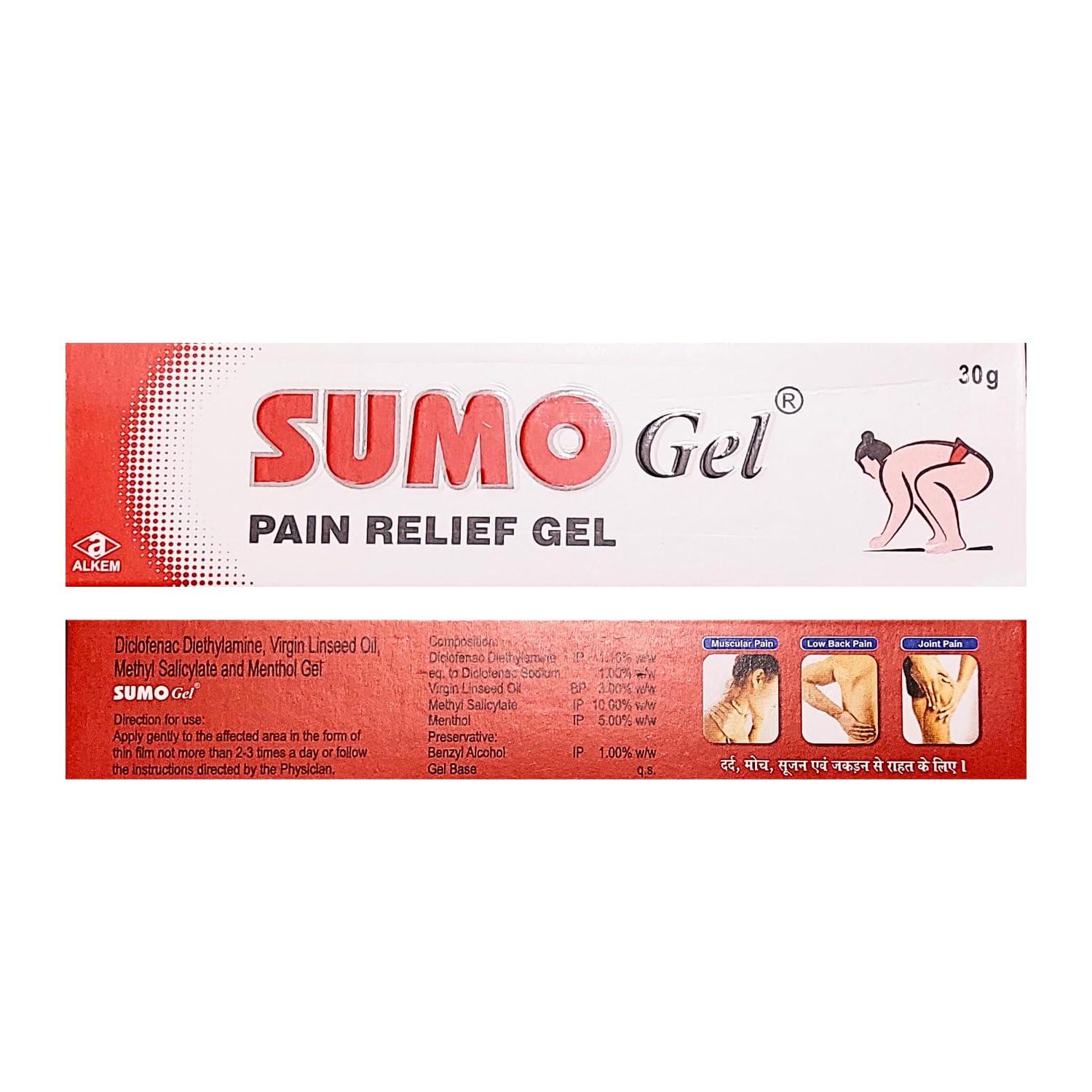 Alkem Alkem Sumo Pain Relief gel - 30 g (Pack of 3)