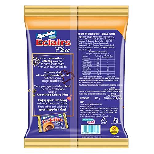 Alpenliebe Alpenliebe Eclairs Plus Pouch, Birthday Pack, 425 g