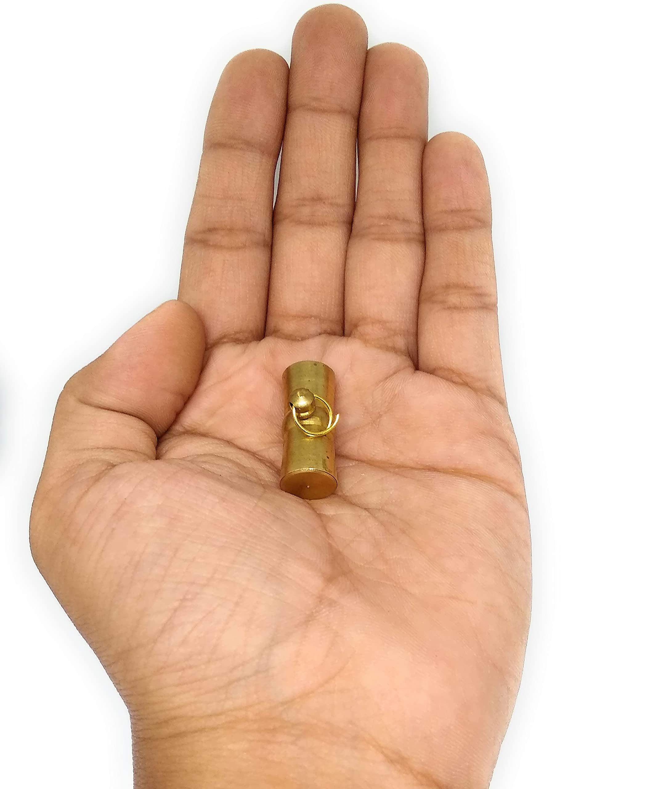 Ayurved Ashtadhatu Guru Grah Shanti Kavach Shanti Tabiz In Gold Plated With Bhojpatra