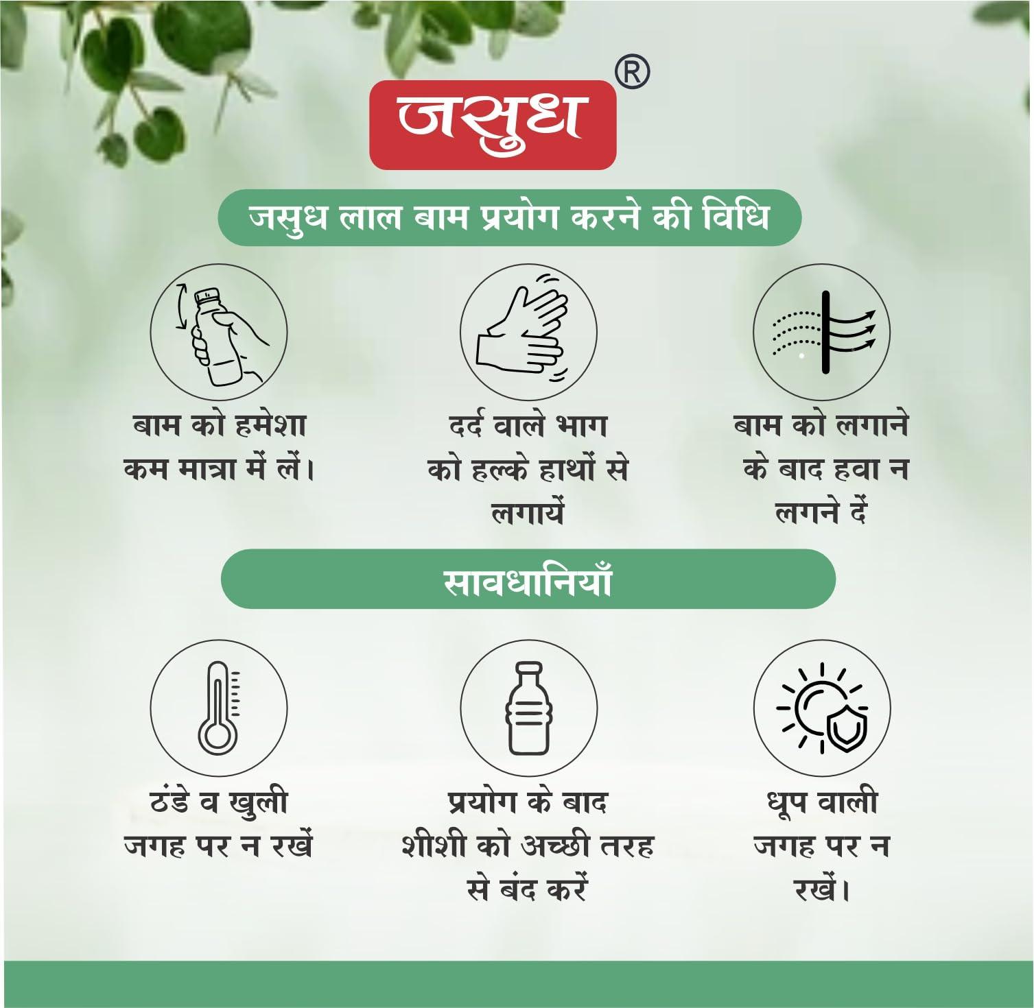 ZEAL HERBS INDIA Zeal Laal Strong Pain Relief Balm Made With Natural And Ayurvedic Formulation With Strong Smell (Big Size) 40gm Non- Sticky, Fast Absorption In Orange Color - 40 Gm (Pack Of 12Pcs)