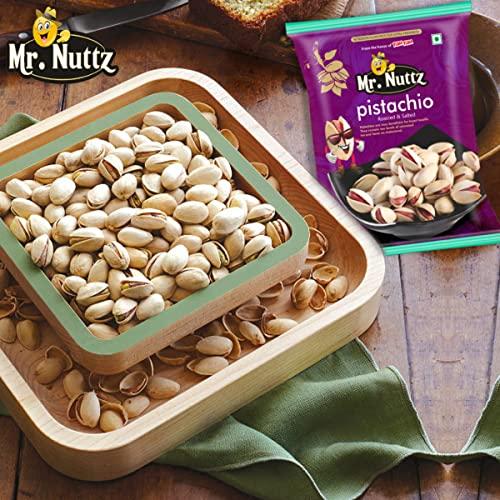 Mr.NUTTZ Mr.Nuttz Premium Dry Fruits Combo Pack of 3 |California Almonds 250g, Roasted Salted Pistachios Nut 250g, Dried Raisins Kishmish | Total 750 g | Healthy Dry Fruit Snacks | Badam, Pista, Raisins Dry Co