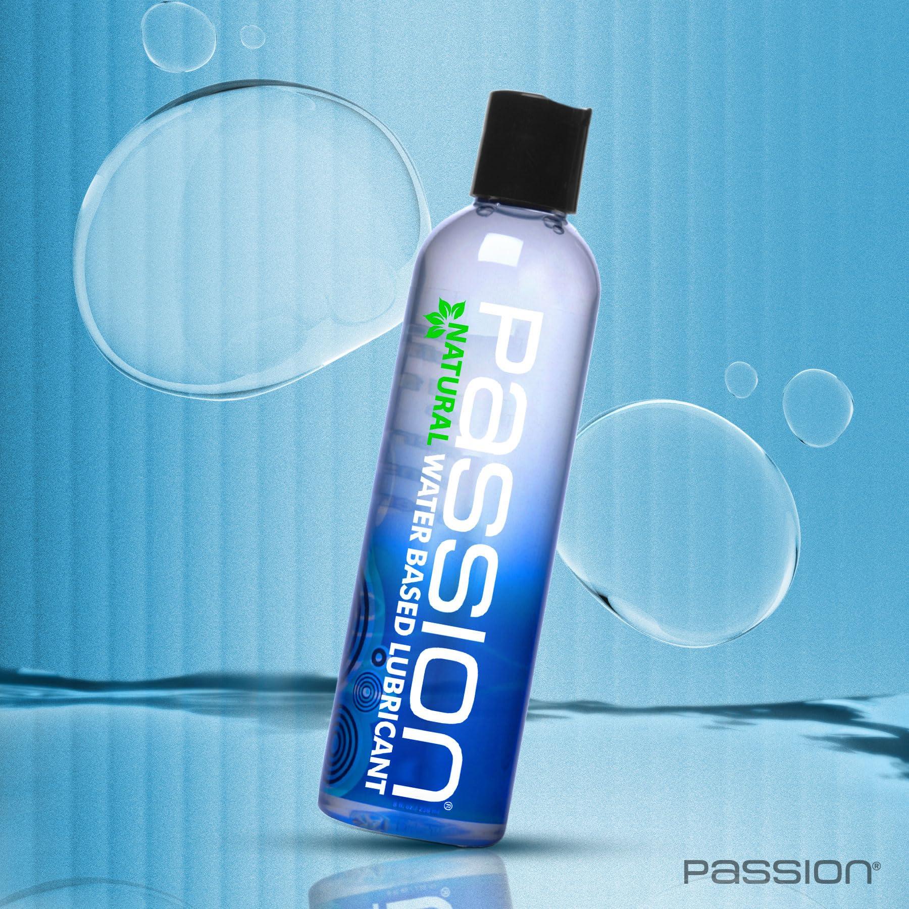 Passion Lube Passion Lubes, Natural Water-based Lubricant, 8 Fluid Ounce