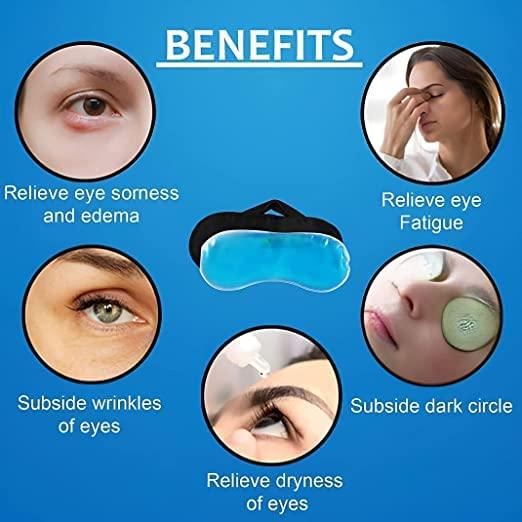 ADBHUTANAND ADBHUTANAND Eye Mask for Sleeping Eye Band Blind Fold for Sleep Eye Patch for Comfortable Sleep Travelling Sleep Mask Pad Night Mask Mulberry Silk Sleep Mask