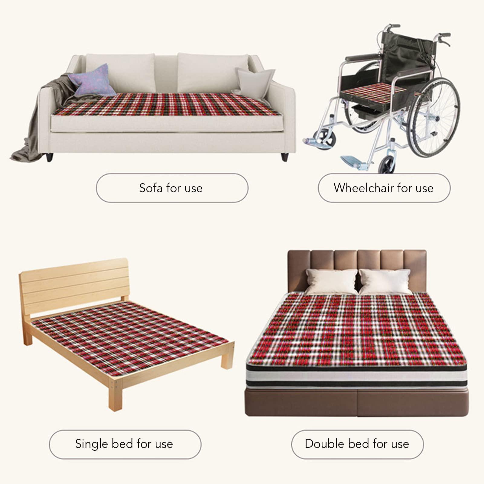 HAIBING Incontinence Bed Pads, Cotton Bed Underpad for Home (60 * 90)