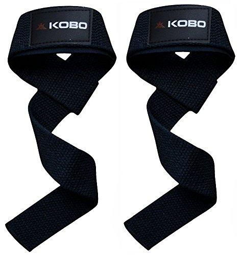 Kobo Kobo WTA-04 Camouflage Grey Wrist Wraps with Thumb Loop - Professional Wrist Support Braces (Camouflage-Grey) & Kobo WTA-03 Power Cotton Gym Support (Black)
