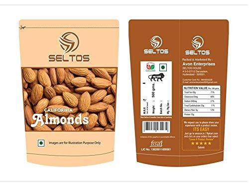 SELTOS SELTOS Almond Cashew Pistachio Dry Fruit Combo, Natural Premium Almonds/Badam, Cashew/Kaju & Pistachio/Pista Combo Pack (Pack of 3) (500 GM Each).