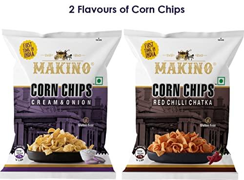 Makino Makino Assorted Range of Snacks (Party Snacks)(Nachos, Chips & Twist)(12 x 60 gm)(Pack of 12)