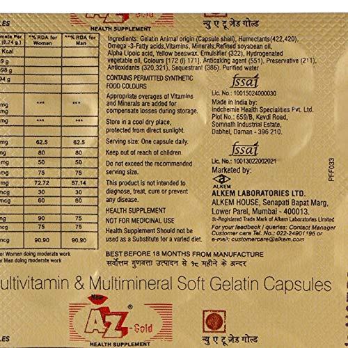 A-Z Gold A-Z Gold - 15 Tablets (Pack of 3)