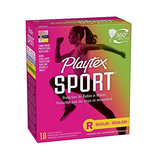 Playtex Playtex Sport Tampons, Unscented Regular Absorbency, 18 Count