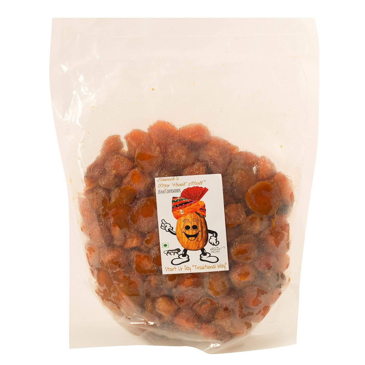SAINIK\'S Dry Fruit Mall - Start UR Day \"Traditio Sainik\'s Dry Fruit Mall Aloo Bukhara Dry | Aloo Bukhara Dry | Dried Plum Jumbo | Alpagoda Pandu | Alpakoda Pazham (800 Gram)