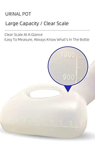 piliwl Car Unisex Potty Urinal, Men and Women urinals, with lid and Funnel, car Toilet Mobile Toilet Portable Outdoor Travel Urinal, Unisex Universal Emergency Urinal