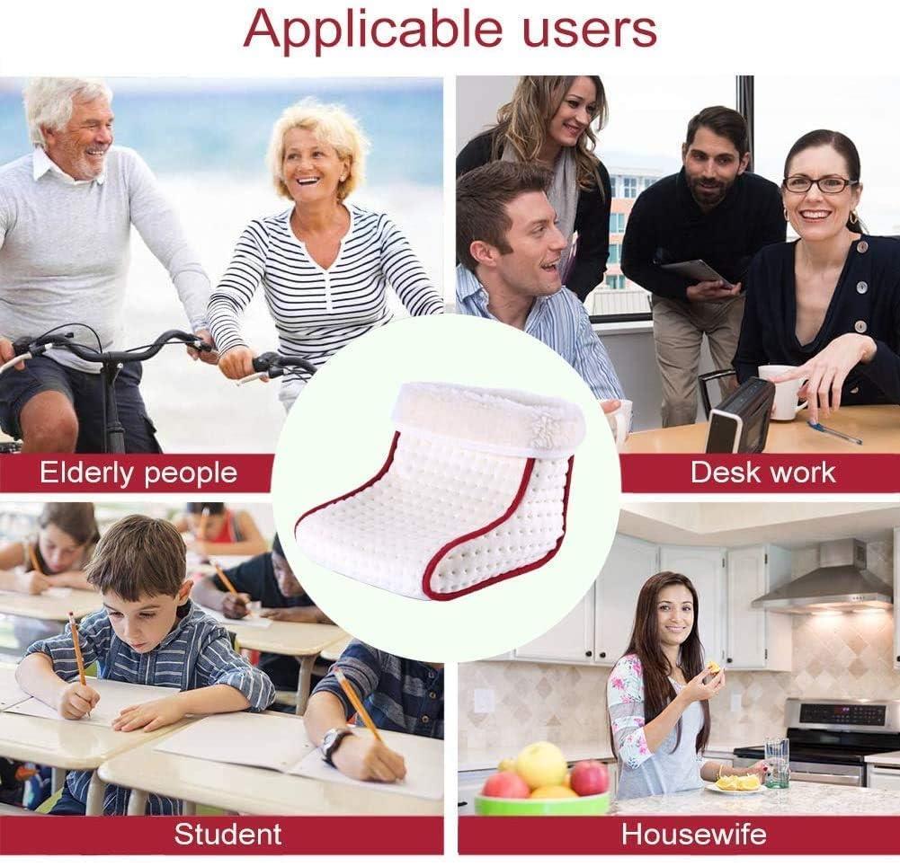 VBM VBM Foot Warmer Electric Feet Heater Warmer with Adjustable Temperature 5 Heat Setting and Auto Shut Off Washable Detachable Inner Fleece Lining with Handheld Controller