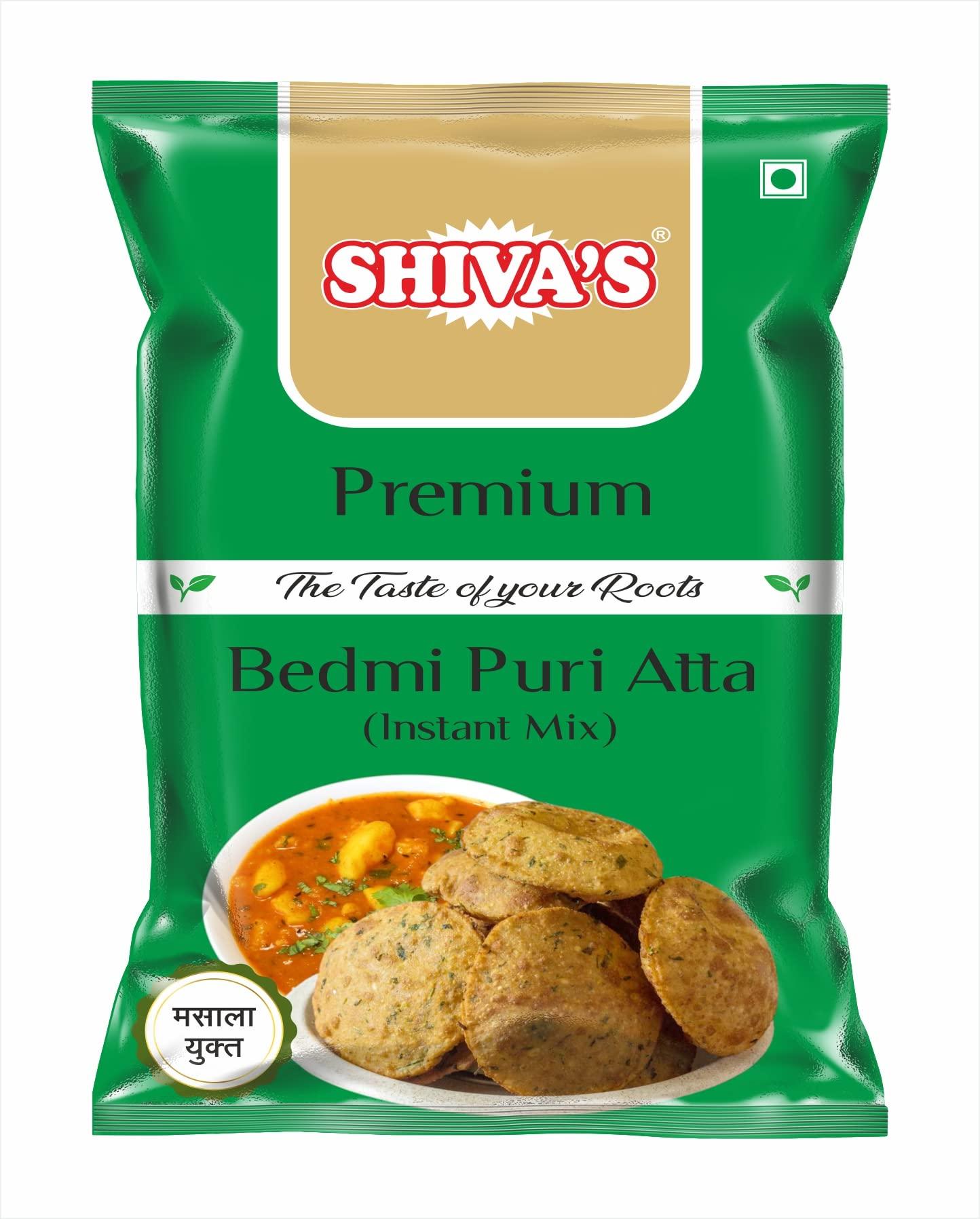 SHIVAS SHIVAS Bedmi Puri Atta | 400 Grams | Traditional Urad Dal & Wheat Flour Mix | Best Atta for Crispy Bedmi Poori, Puffed Pooris & Deep Frying
