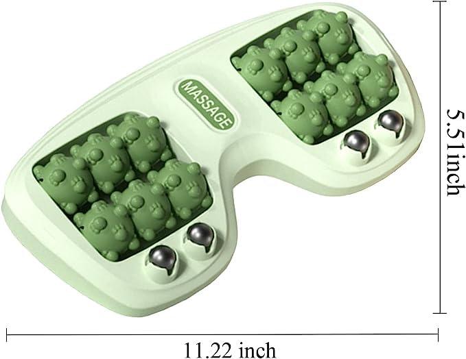 Zorzel Zorzel Foot Massager Roller, Shiatsu Massage for Plantar Fasciitis, Heel, Arch, Muscle Aches, Foot Pain, Reflexology Tool, Stress Relief, Relaxation Practical Gifts for Men Women - Multicolor