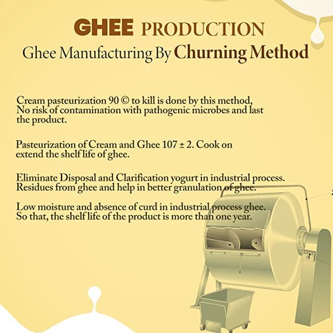 LEELADHAR Liladhar Buffalo Desi Ghee Clarified Butter Danedar Ghee 100% Unadulterated Pure Fresh Desi Ghee Improves Bone Health and Digestion No Added Preservatives Shuddh Ghee (Pack of 2 500 Gr)