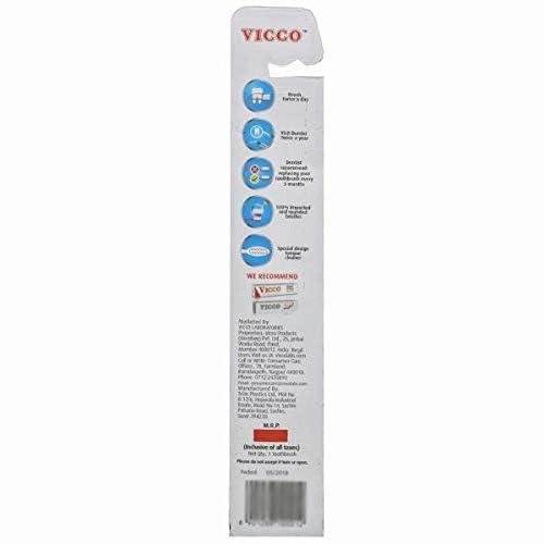 VICCO Vicco Senso Clean Toothbrush (Pack of 12)