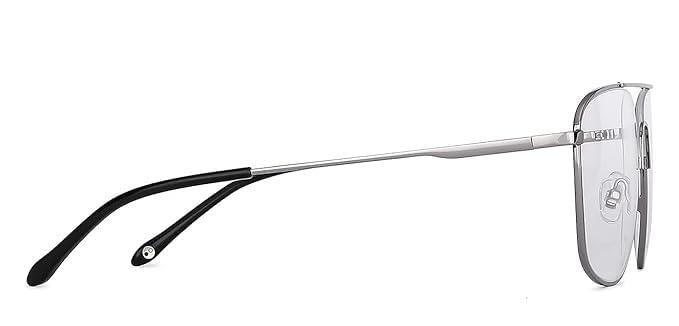 DESIZER DESIZER Desire Blue Light Blocking Glasses Aviator Half Rim Fashion Blue Light Filter Glass for Women Anti Eyestrain & UV Protection Computer Eyeglasses (Large)