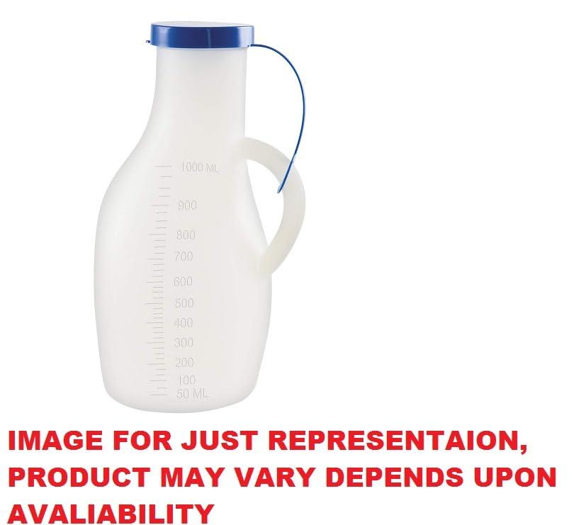 Generic M/F Urinal Pot, Urinal For Women & Men, Pee Funnel, Unisex Bed Pan, Portable & Safe Medical Grade Urine Pot With Female Cup 1000Ml, Urine Bottle For Patients