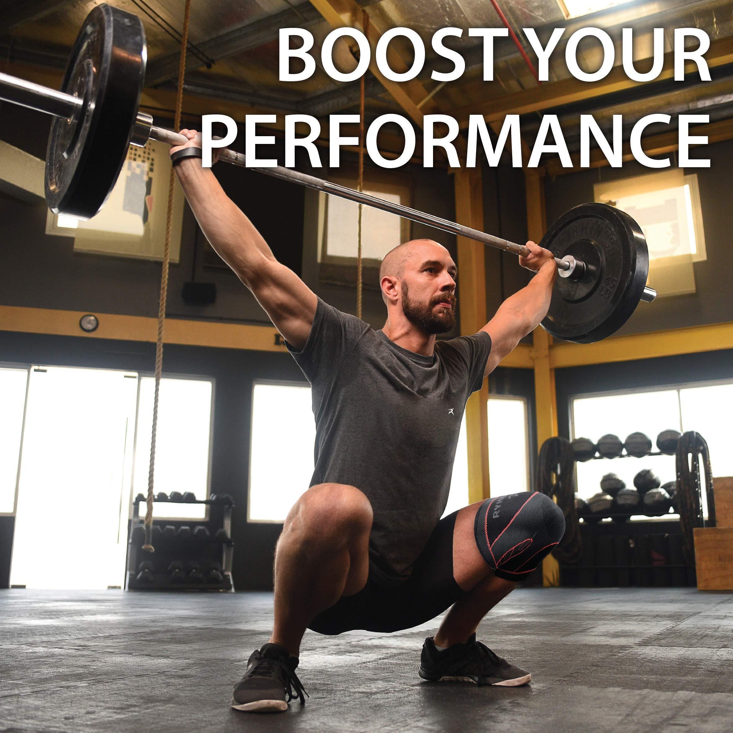 Rymora Rymora Knee Brace for Men - Knee Sleeve Compression Knee Brace for Women - Knee Support for Running Pain Relief Arthritis ACL MCL Compression Sleeve