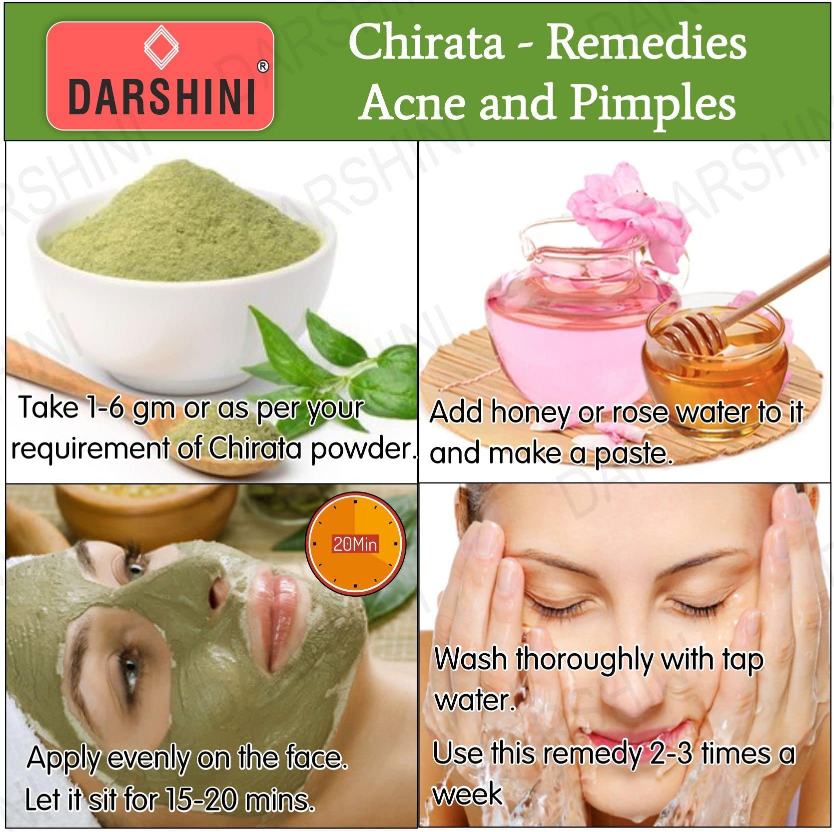 DARSHINI Darshini Chirayata Churn / Chirata / Chiraita / Bitterstick / Chirta Powder, 200g