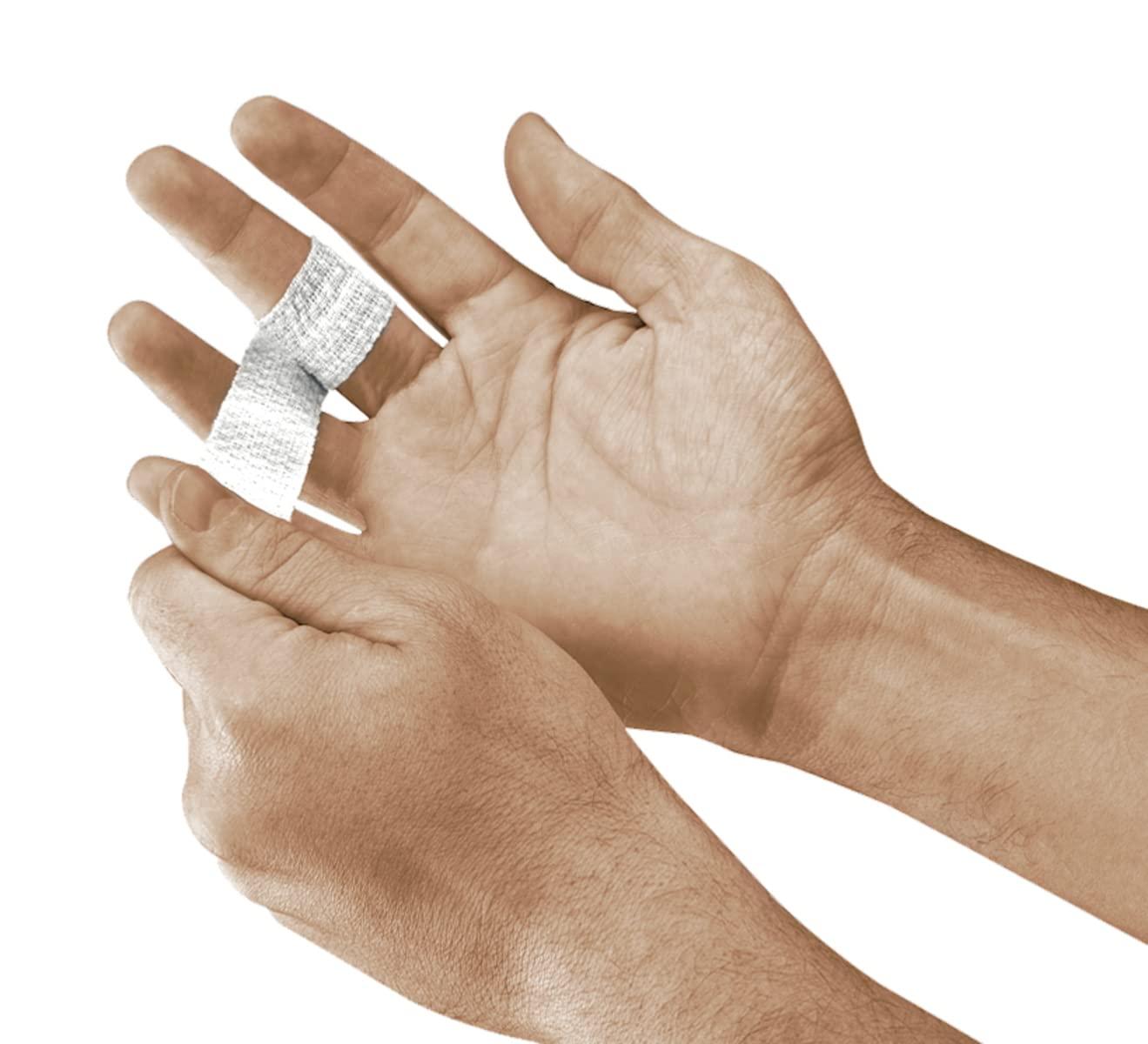 MUELLER Mueller Golfer\'s Grip Tape, Lightweight, Conforming Elastic Protective Tape, 1\"X5 Yds stretched, Ea by Mueller